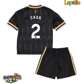 Aston Villa Matty Cash #2 Vieraspaita Lapsille 2026-27 Lyhythihainen (+ shortsit)